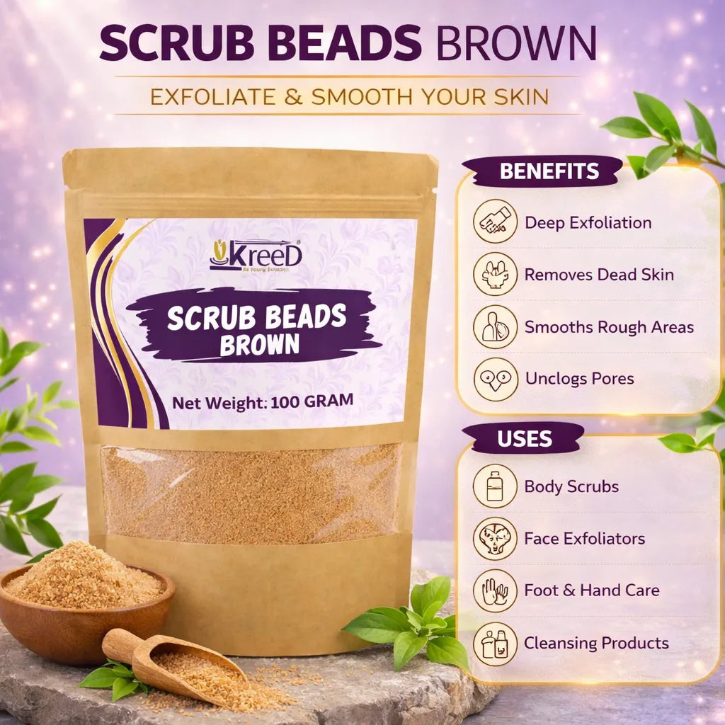 Brown Scrub Beads